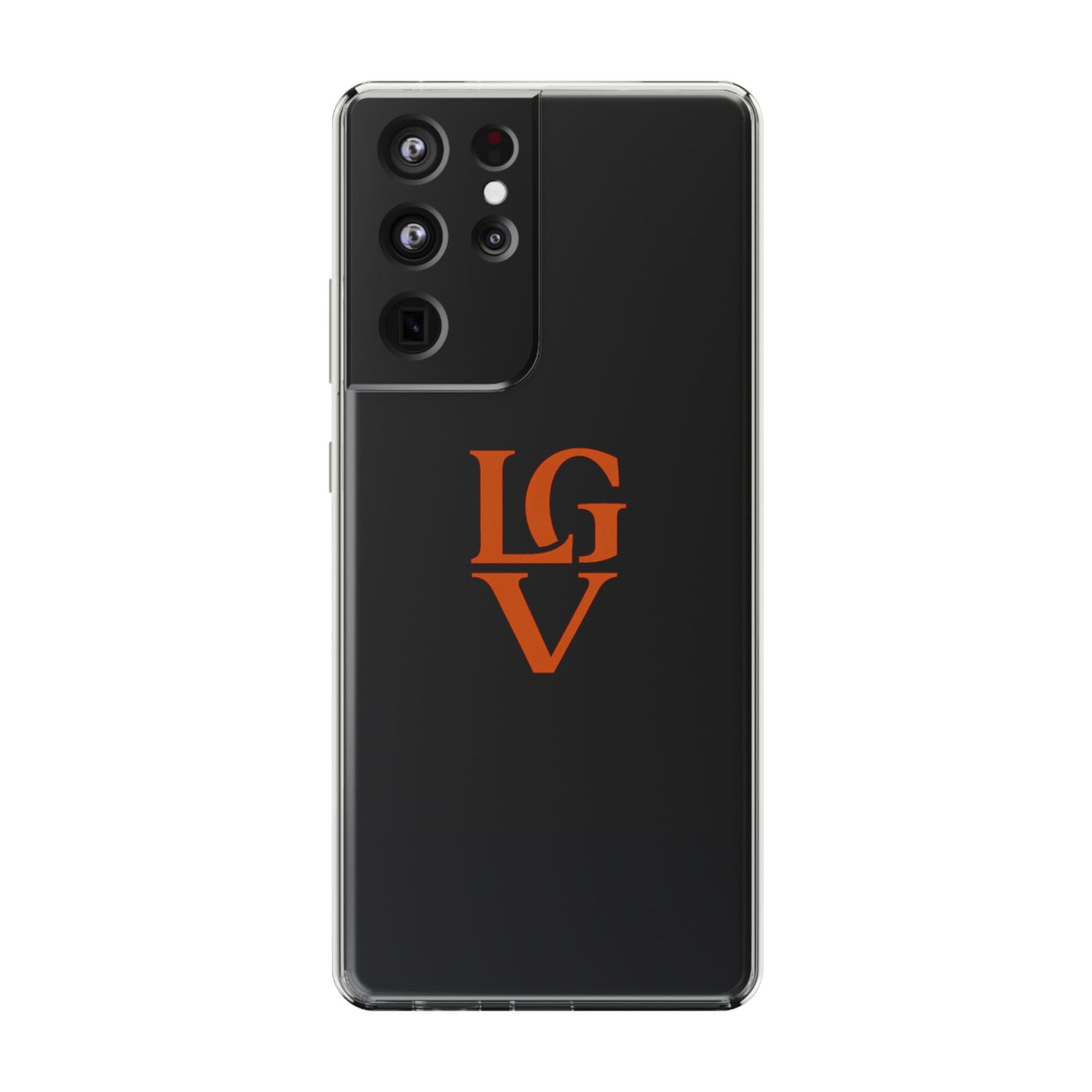 Personalized Clear Phone Case with Custom Logo, Stylish Protective Cover, Monogrammed Cell Phone Sleeve, Unique Gift Idea for Any Occasion
