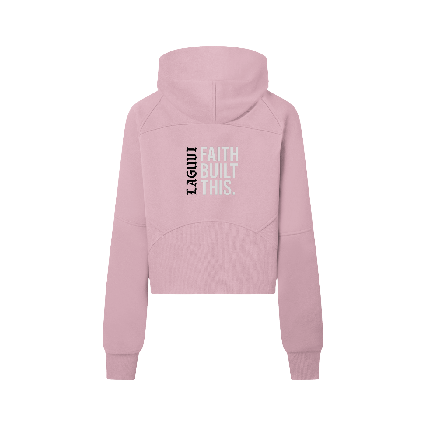 LAGUVI Cropped Half-Zip Hoodie