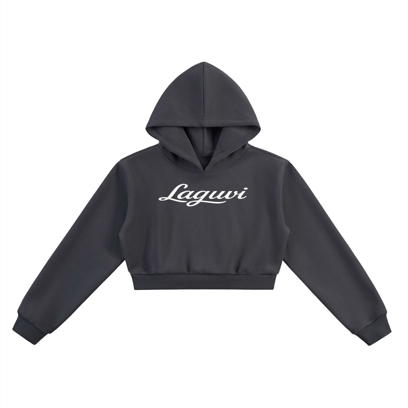 LAGUVI Essential Cropped Hoodie