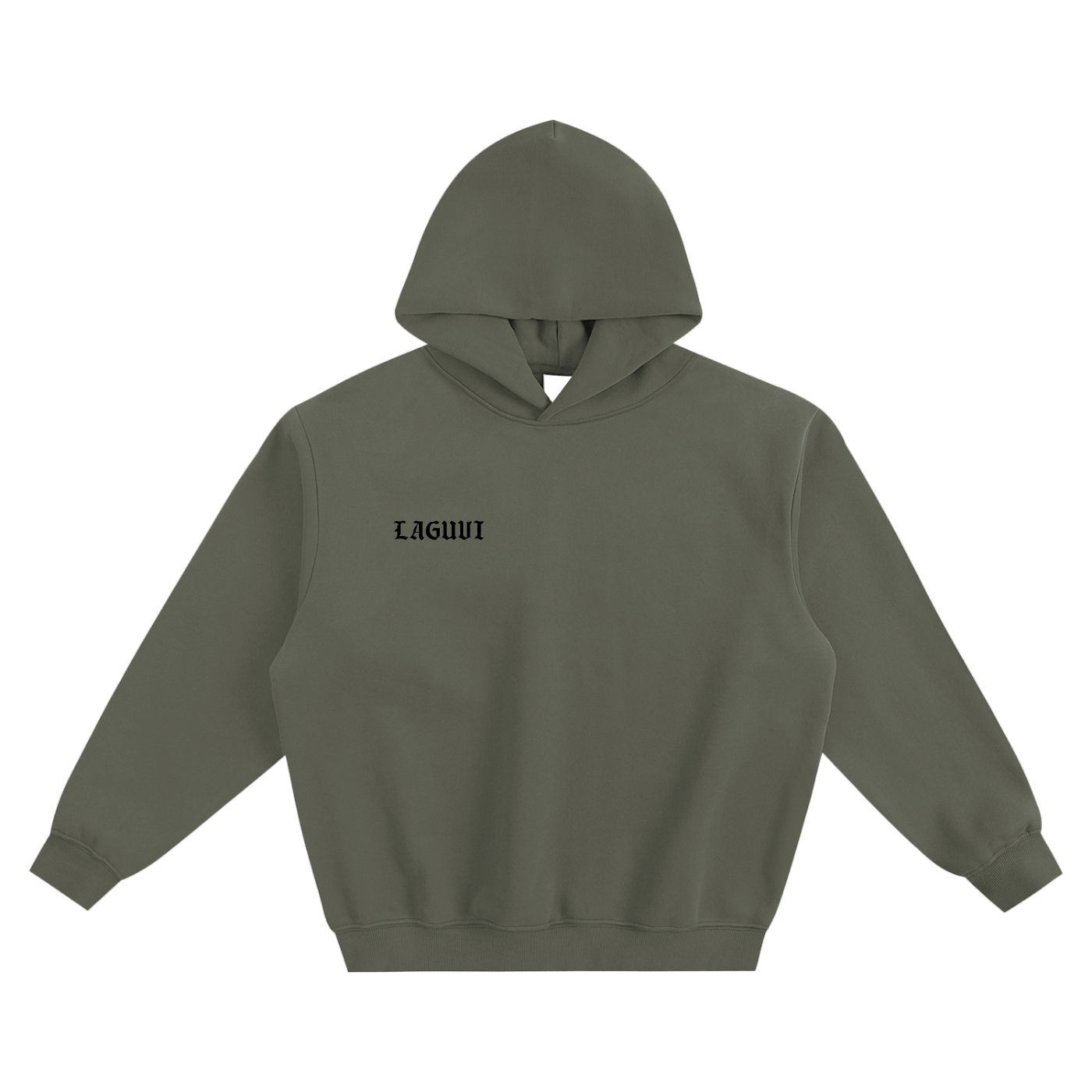 LAGUVI Fleeced Boxy Hoodie ( unisex )
