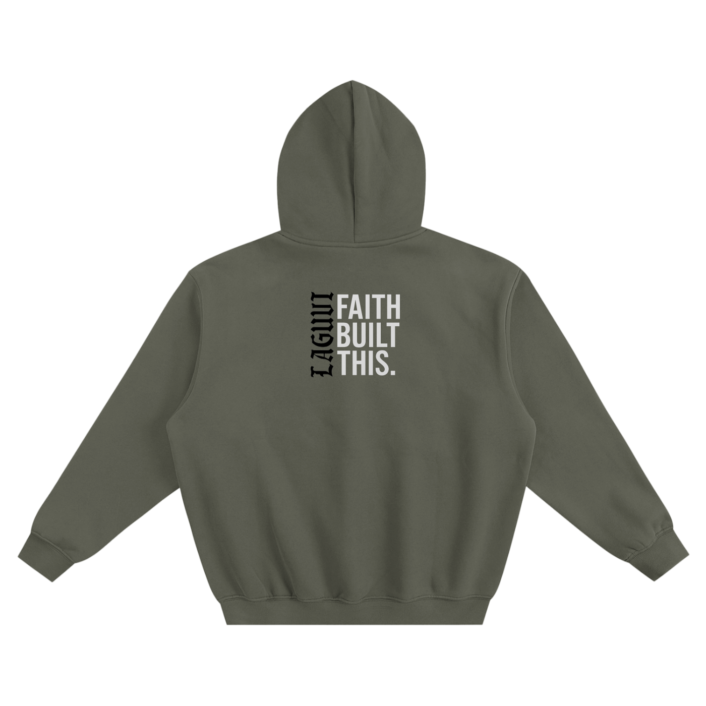 LAGUVI Fleeced Boxy Hoodie ( unisex )