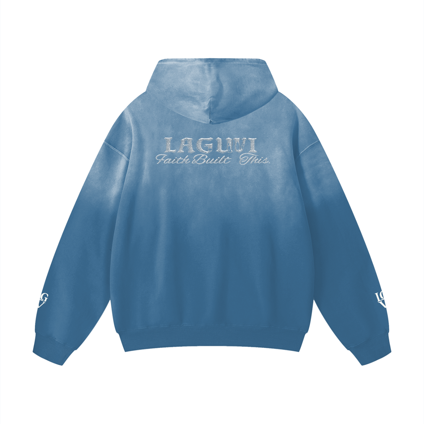 LAGUVI Heavyweight Sunfade Oversized Hoodie ( unisex )