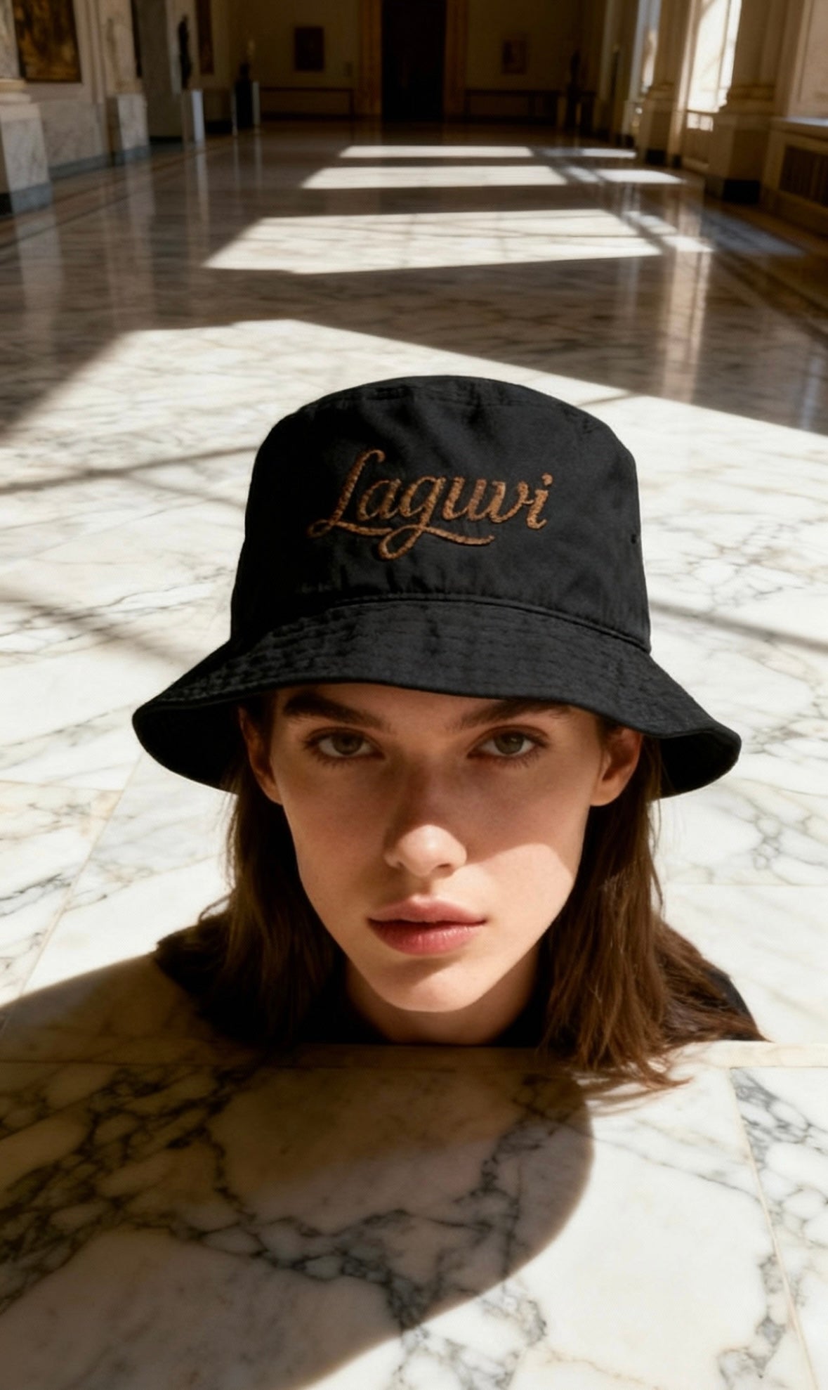 LAGUVI Stylish Embroidered Bucket Hat | Unisex Fashion Accessory, Summer Wear, Festival Gear, Beach Hat, Gift for Him/Her