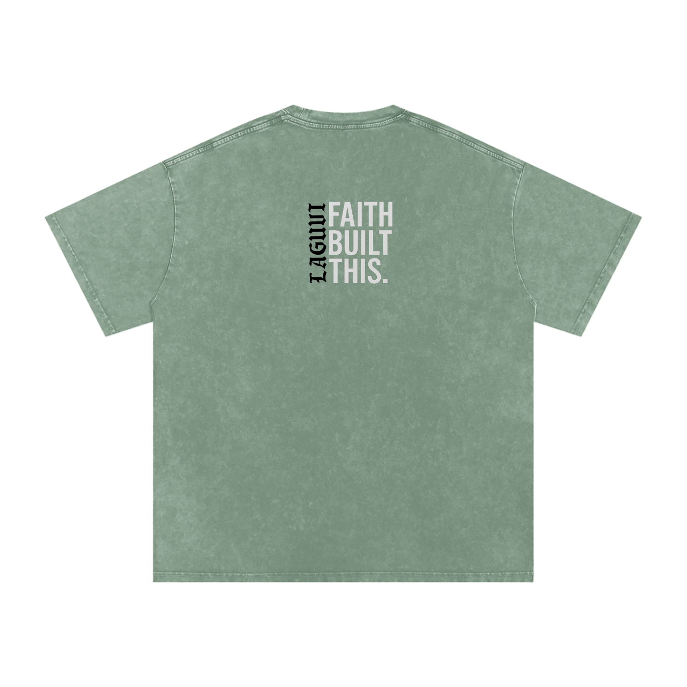 LAGUVI Snow Washed Oversized Cotton T-Shirt ( unisex )