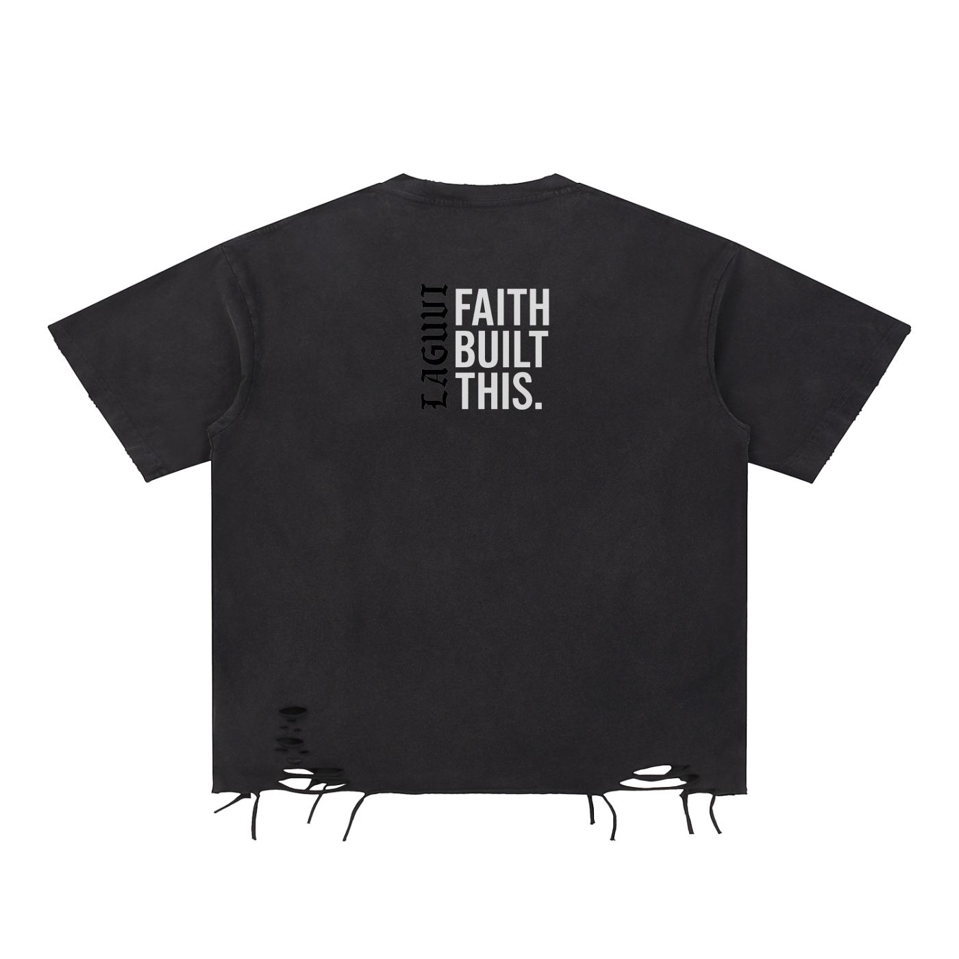 Snow Washed Raw-Hem T-Shirt ( unisex )